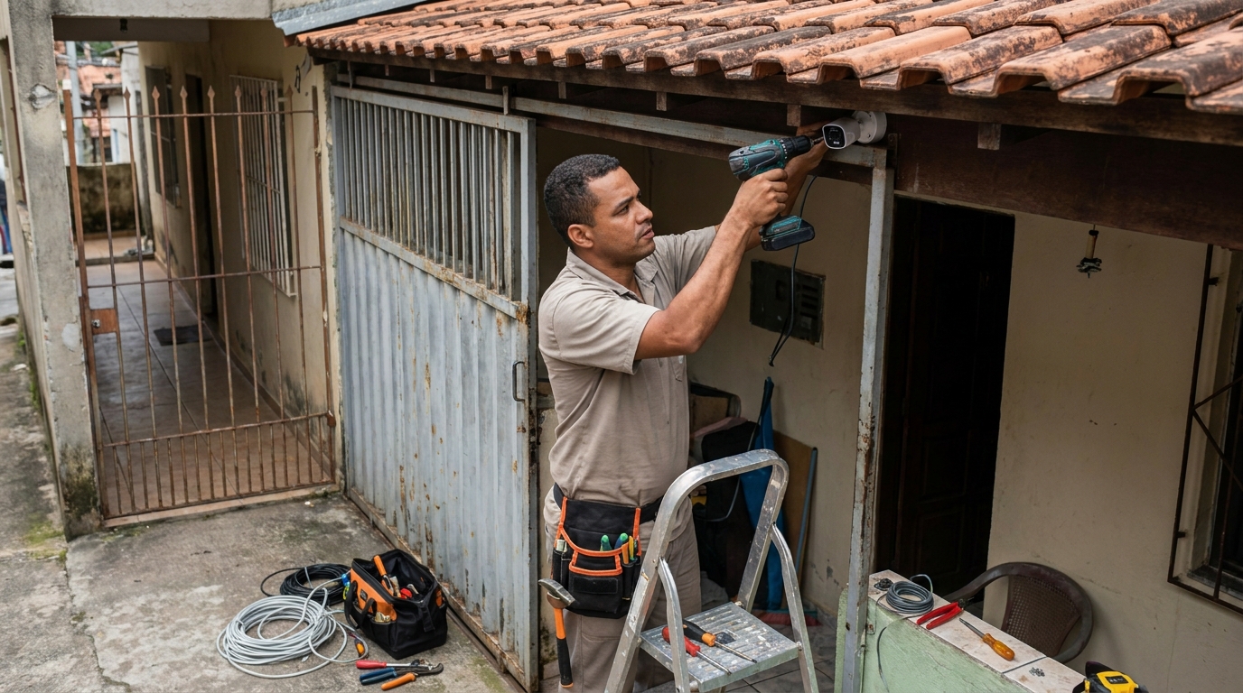 Instalação de Câmera Residencial em Niterói‑RJ