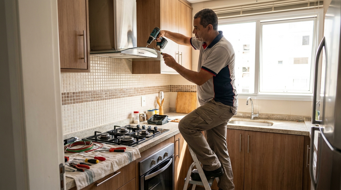 Instalação de Exaustor em Niterói‑RJ