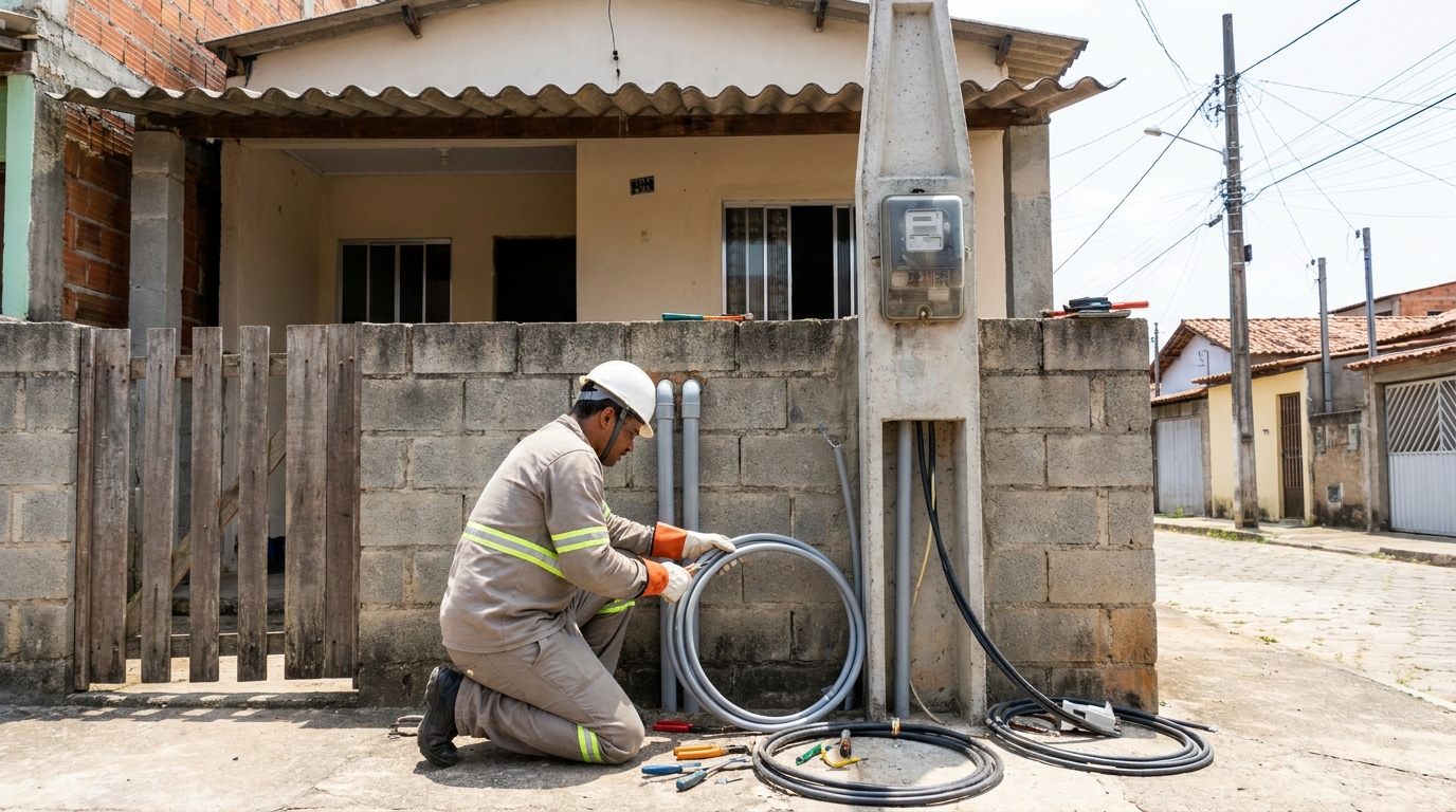 Instalação de Poste Padrão em Niterói‑RJ